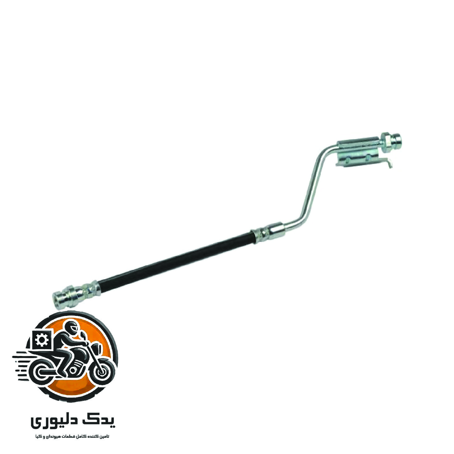 لوله ترمز چرخ عقب چپ برای کیا سراتو TD مدل های 2015 تا 2018 با کد فنی : 587371M000 ساخت برند جینیون