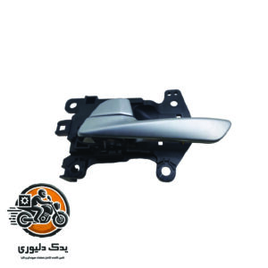 دستگیره داخلی درب جلو چپ برای هیوندا توسان TL مدل های 2015 تا 2018 با کد فنی : 82610D3000NS5 ساخت برند جینیون