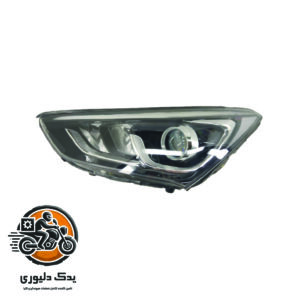چراغ جلو چپ برای هیوندا سانتافه مدل های 2016تا 2018 با کد فنی : 921012W600 ساخت برند جینیون