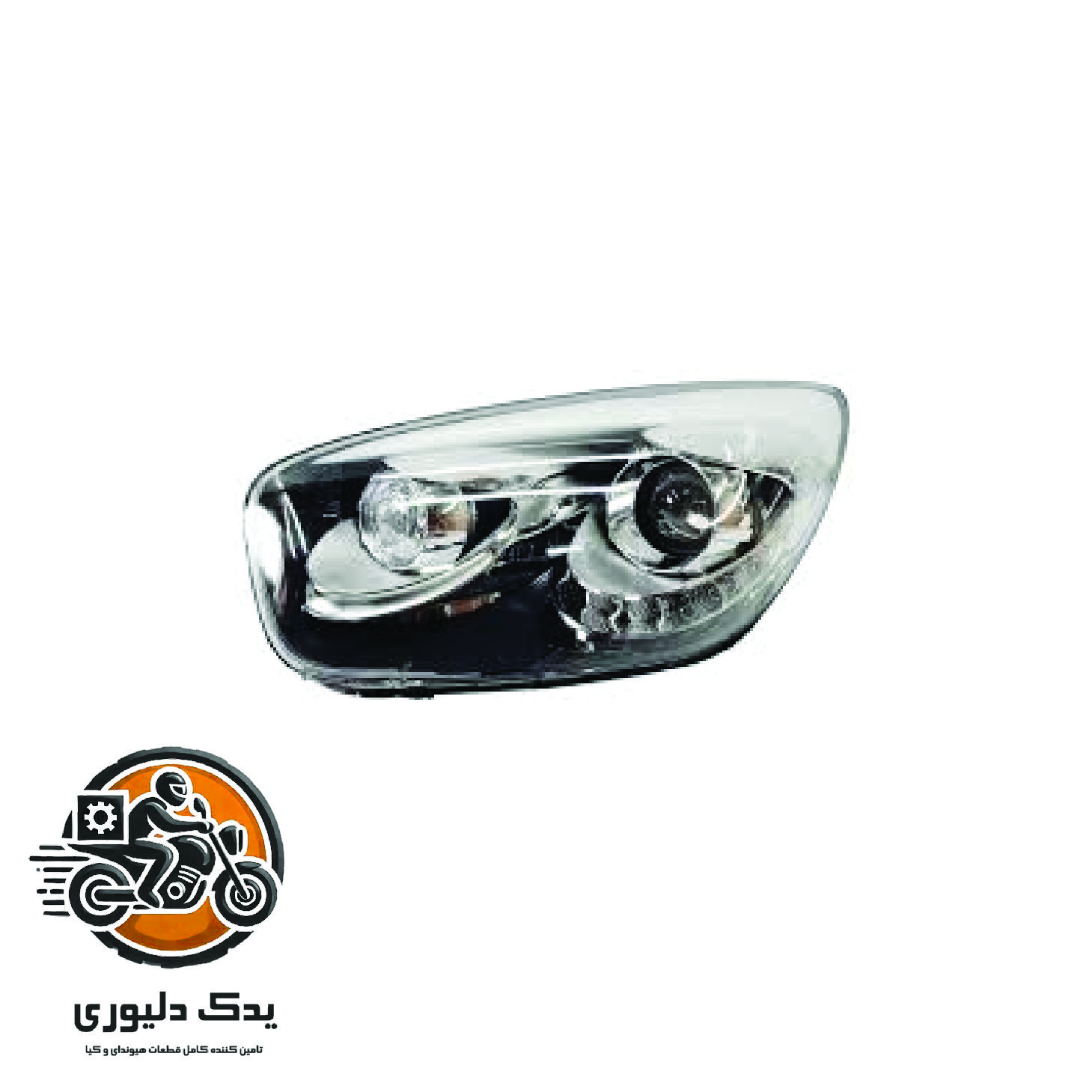 چراغ جلو چپ برای کیا پیکانتو مدل های 2016 با کد فنی : 921011Y311 ساخت برند جینیون