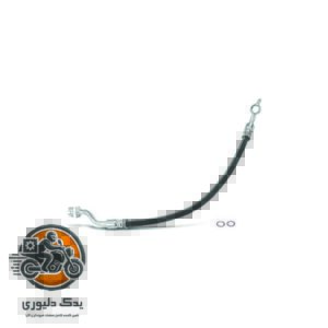 لوله ترمز چرخ عقب چپ برای هیوندای جنسیس کوپه مدلهای 2012 تا 2016 با کد فنی: 587422M000 ساخت برند جینیون
